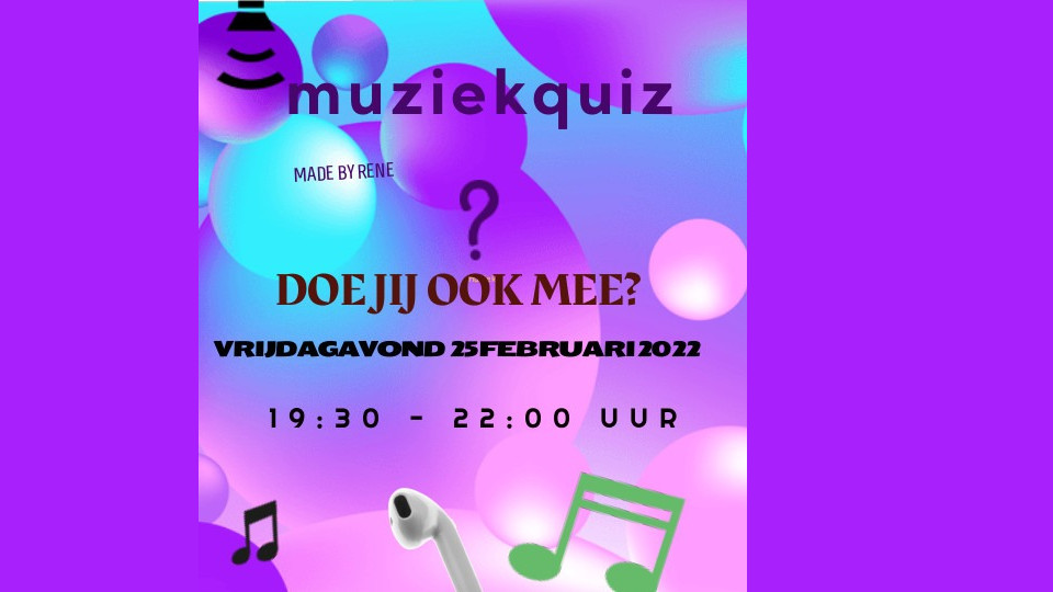Muziek quiz 2022 helpusaut